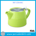 Ceramic Teapot with Stainless Steel Infuser